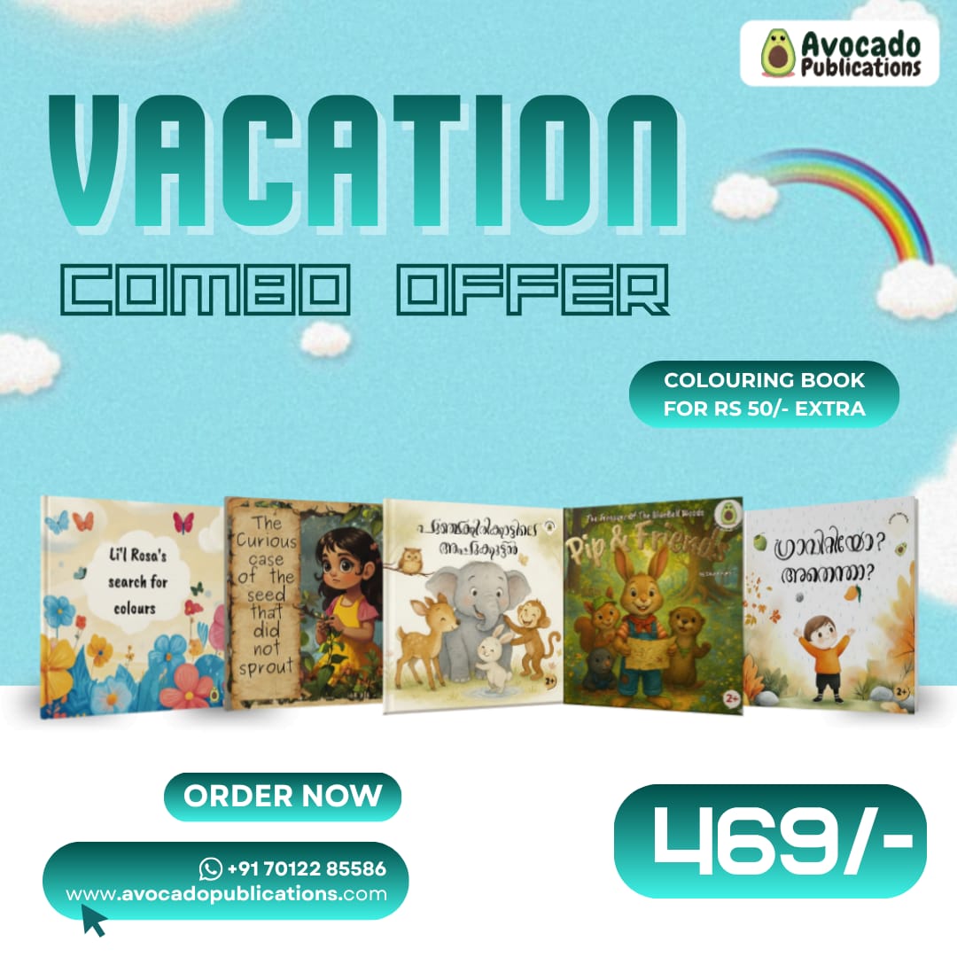 English + Malayalam Combo(5 books)