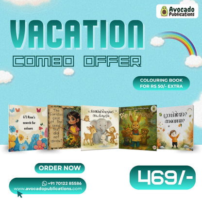English + Malayalam Combo(5 books)